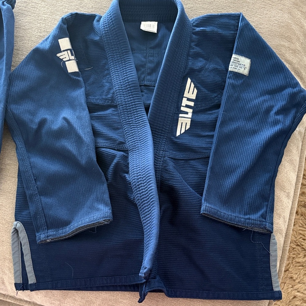 Kids Blue Jiu-Jitsu Gi Jacket - Blue
